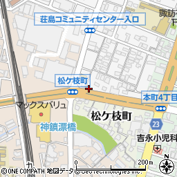 福岡県久留米市荘島町466周辺の地図