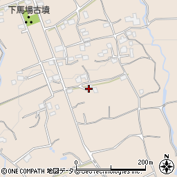 福岡県久留米市草野町吉木2316周辺の地図