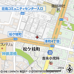 福岡県久留米市荘島町428周辺の地図