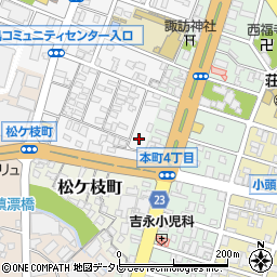 福岡県久留米市荘島町424周辺の地図
