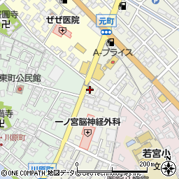 日田竹田郵便局 ＡＴＭ周辺の地図