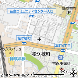 福岡県久留米市荘島町460周辺の地図