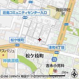 福岡県久留米市荘島町430周辺の地図
