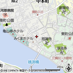 ハッピードアー字・銀座村周辺の地図