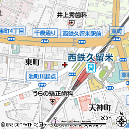 株式会社エイブル　久留米店周辺の地図