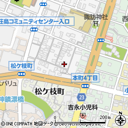 福岡県久留米市荘島町423周辺の地図
