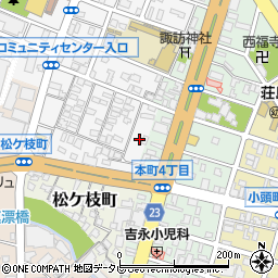 福岡県久留米市荘島町421周辺の地図