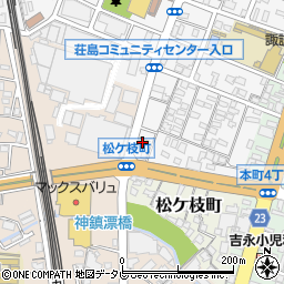 福岡県久留米市荘島町503周辺の地図