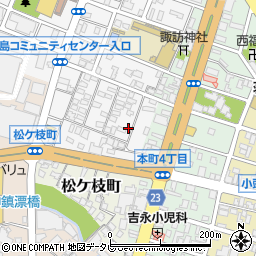 福岡県久留米市荘島町422-1周辺の地図