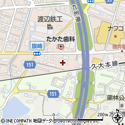 伊藤園久留米支店周辺の地図