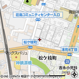 福岡県久留米市荘島町464周辺の地図