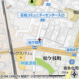 福岡県久留米市荘島町508周辺の地図