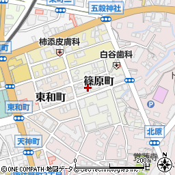 福岡県久留米市篠原町4-5周辺の地図