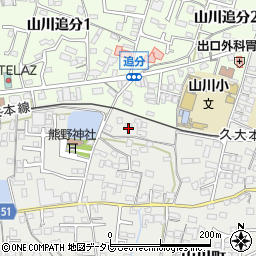 福岡県久留米市山川町1299周辺の地図