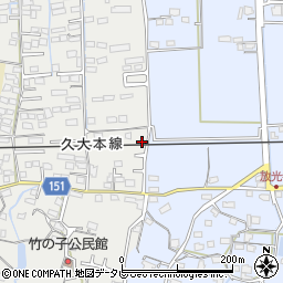 福岡県久留米市山川町1205周辺の地図