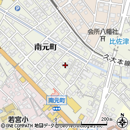 大分県日田市南元町25周辺の地図