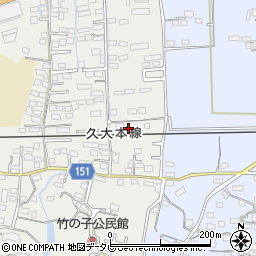 福岡県久留米市山川町1211周辺の地図