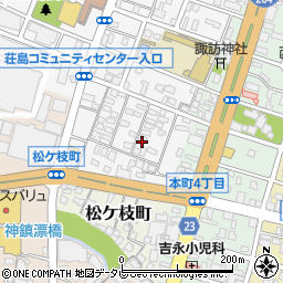 福岡県久留米市荘島町433周辺の地図