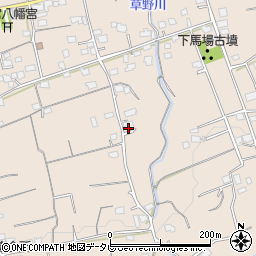 福岡県久留米市草野町吉木2158周辺の地図