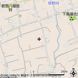 福岡県久留米市草野町吉木1310周辺の地図