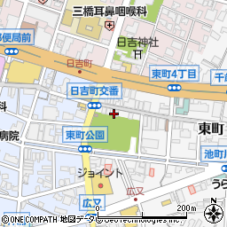 久留米一番街商店街振興組合周辺の地図