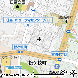 福岡県久留米市荘島町450周辺の地図