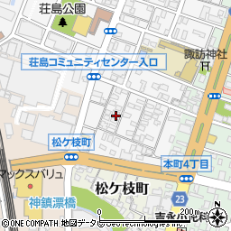福岡県久留米市荘島町451周辺の地図