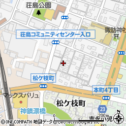 福岡県久留米市荘島町520周辺の地図