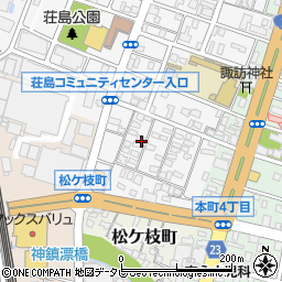 福岡県久留米市荘島町449周辺の地図