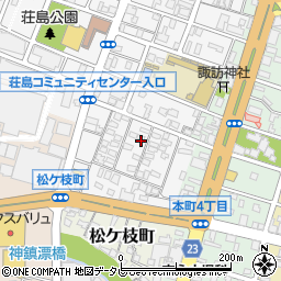 福岡県久留米市荘島町439周辺の地図