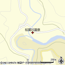 ホテル松葉川温泉周辺の地図