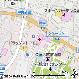 石橋文化ホール周辺の地図