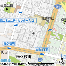 福岡県久留米市荘島町404周辺の地図
