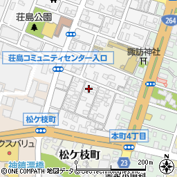 福岡県久留米市荘島町443周辺の地図