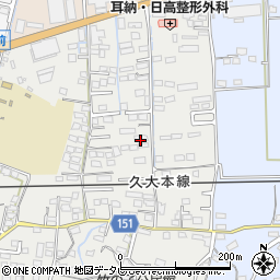 福岡県久留米市山川町1458周辺の地図