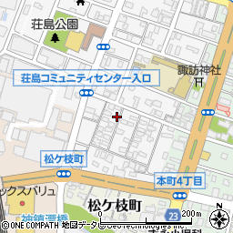 福岡県久留米市荘島町445周辺の地図
