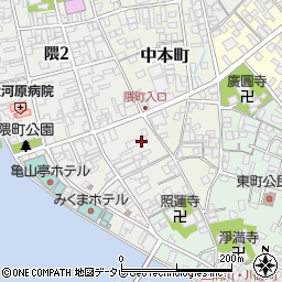 浦塚鍼灸院周辺の地図