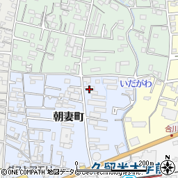 福岡県久留米市朝妻町4-36周辺の地図