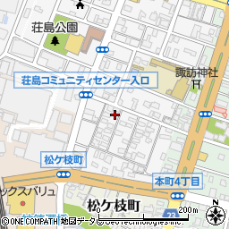 福岡県久留米市荘島町444周辺の地図