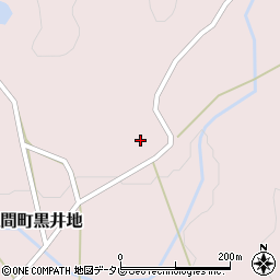 愛媛県宇和島市三間町黒井地1998周辺の地図