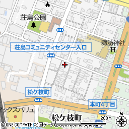 福岡県久留米市荘島町520-3周辺の地図