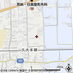 福岡県久留米市山川町1465周辺の地図
