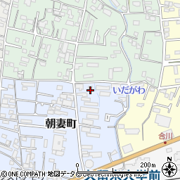 福岡県久留米市朝妻町4-6周辺の地図