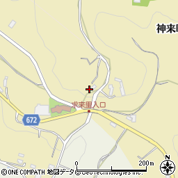 大分県日田市求来里1183-1周辺の地図