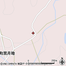 愛媛県宇和島市三間町黒井地1996周辺の地図