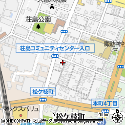 福岡県久留米市荘島町521周辺の地図