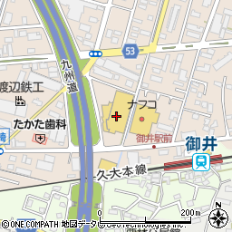 ホームプラザナフコ旗崎店周辺の地図