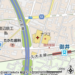 ホームプラザナフコ旗崎店周辺の地図