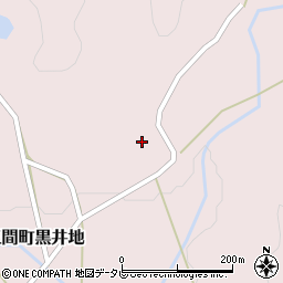 愛媛県宇和島市三間町黒井地2011周辺の地図