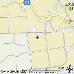 大分県日田市求来里454-1周辺の地図